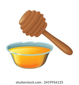 Illustration of honey. Vector illustration