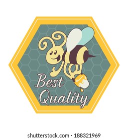 Illustration of honeybee
