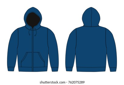 2,055 Zip hoodie template Images, Stock Photos & Vectors | Shutterstock
