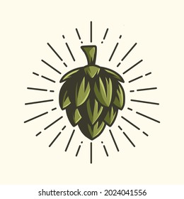 illustration of hops for brewing
vector illustration of icons. with flat cartoon concept.
