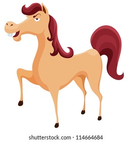 illustration of  horse charactor