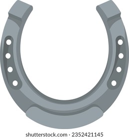 illustration, horse, symbol, shoe, lucky, vector, horseshoe