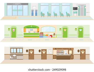 Illustration of the hospital