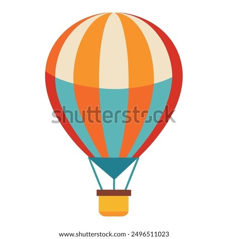 Illustration of hot air balloon