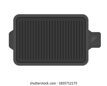 Ilustración de una placa caliente.