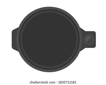 Illustration Of A Hot Plate.