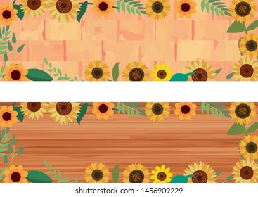 Illustration of a hot tropical background