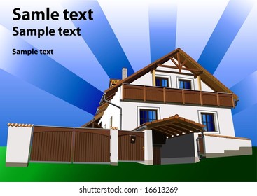 illustration of house