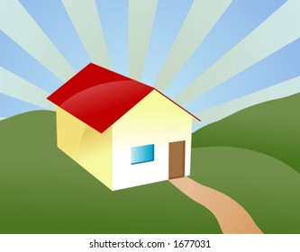 Illustration of a house