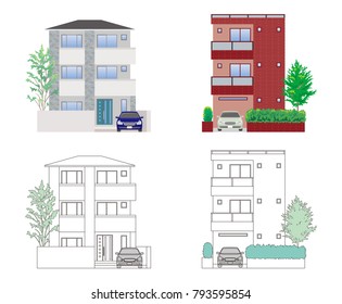 Illustration of the house