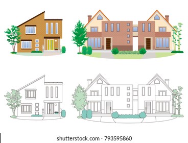 Illustration of the house