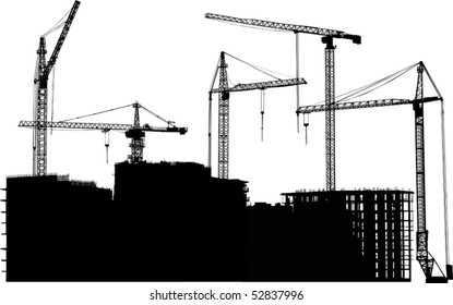 48,978 Cranes Skyline Images, Stock Photos & Vectors 