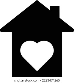 Illustration des Hauses auf weißem Hintergrund. Versicherungskonzept