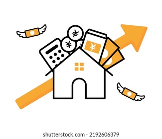 Illustration of household budget pressures.
It is associated with soaring prices, inflation and recession. Can also be used for images of loans and cost of living.