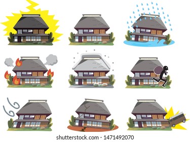 Illustration of a housing disaster