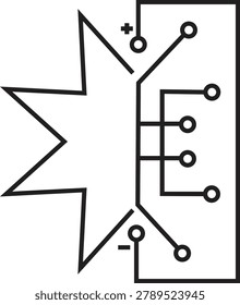illustration of how electronic or computerized tools work