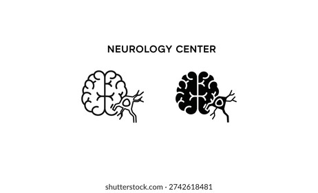 Illustration of the human brain highlighting neurological health and research focus