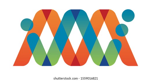 illustration of human dna model