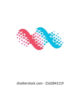 Illustration of the human DNA model