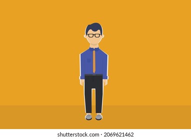 Ilustración humana con estilo plano