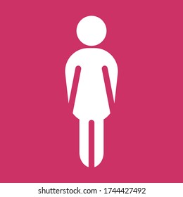 Illustration of human icon vector. symbol icon. vector illustration on white background