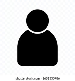 Illustration of human icon vector. User symbol icon. icon vector on white background
