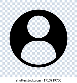 Illustration of human icon vector. User avatar symbol icon modern design color editable on blank background