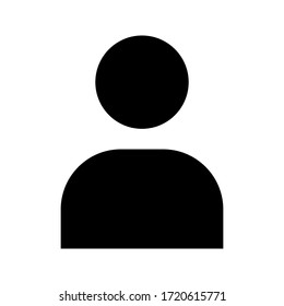 Illustration of human icon vector. User symbol icon. icon vector on white background
