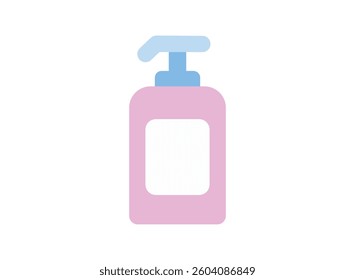Illustration of an Hygiene Soap Pump Flat Icon