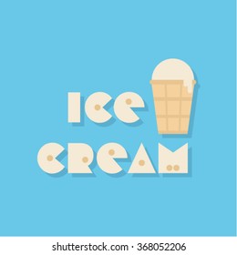 illustration of ice cream