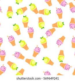 illustration of ice cream
