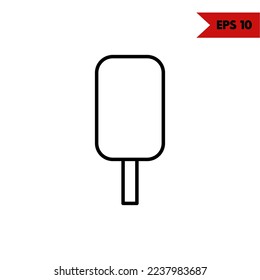 Illustration of ice cream icon