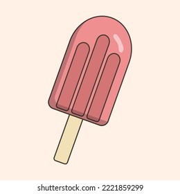 illustration of ice cream vector