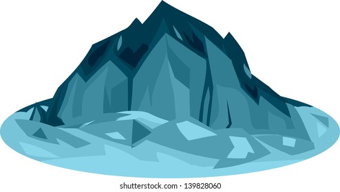 illustration iceberg