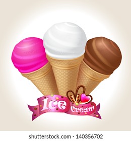 Illustration of icecream