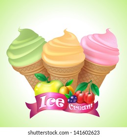 Illustration von Eis