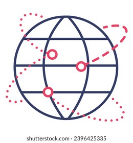 Illustration einer Icon-Objektverfolgung