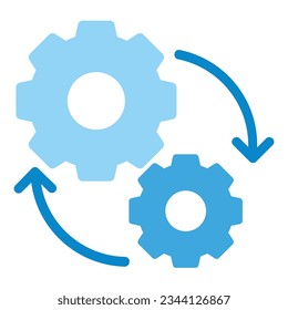 illustration of a icon automation 