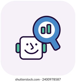 Illustration eines Icon Automation Reports