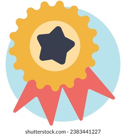 illustration of a icon award