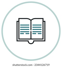 illustration of a icon book 