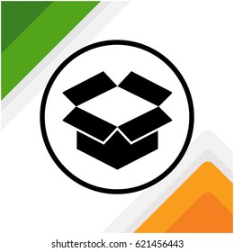 illustration icon for box package