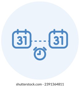 illustration of a icon buffer time