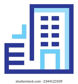 illustration of a icon building 