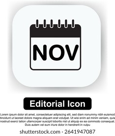 Illustration Icon Calendar Vector Set