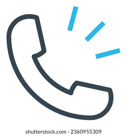 illustration of a icon call barge in 