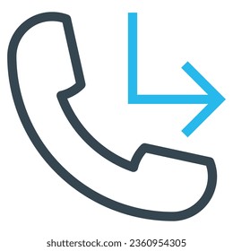 illustration of a icon call parking 