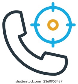 illustration of a icon call tracking 