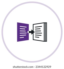 illustration of a icon change file 