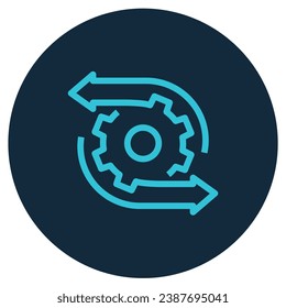 illustration of a icon change management 